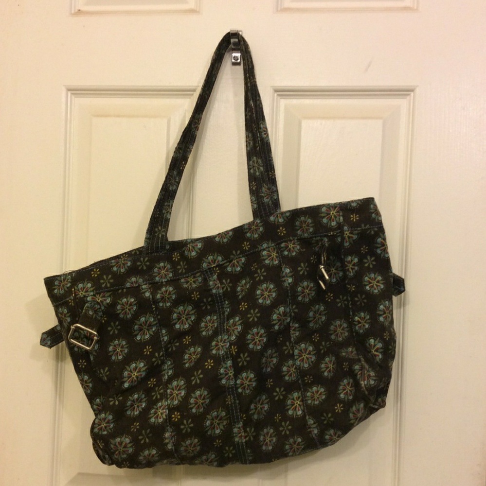 Anchor Blue large floral bag